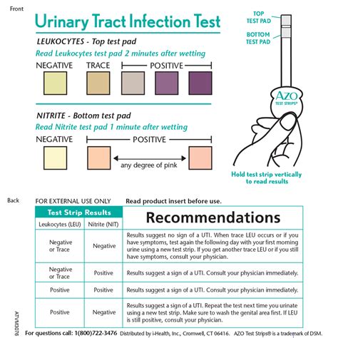 uti test strip hard to read|azo test strips positive leukocytes.